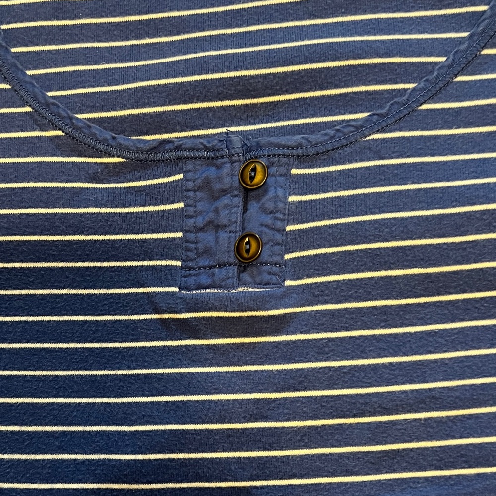 Jones New York & Navy Striped Short Sleeve Top - Picture 3 of 6